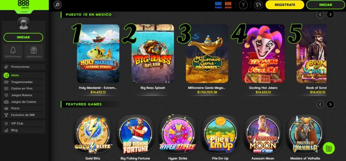 Casinos online legales