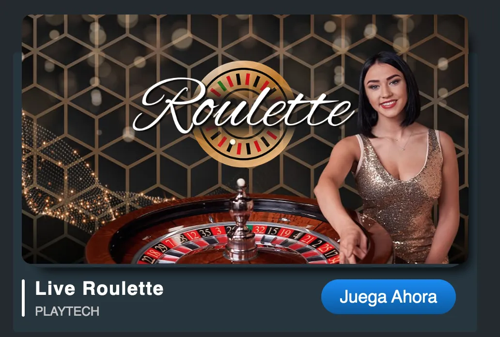 Ruleta online en vivo casino