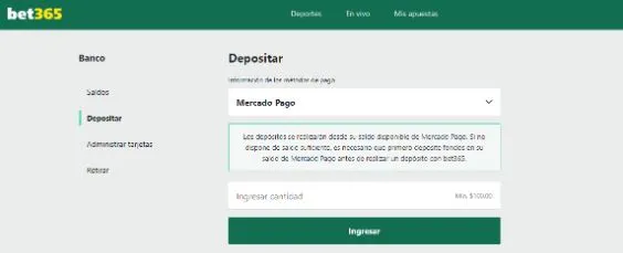 Depósitos en casino
