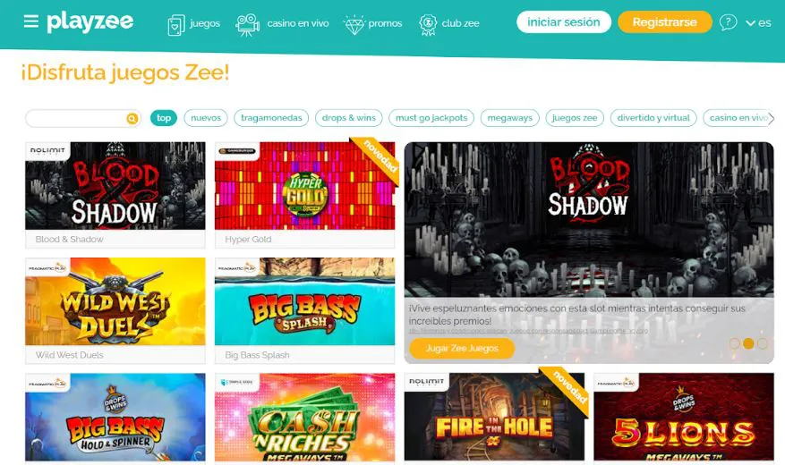 playzee casino juegos
